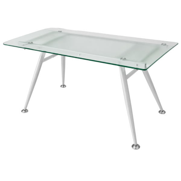 TABLE EN VERRE TREMPEE GLASS-140X70CM