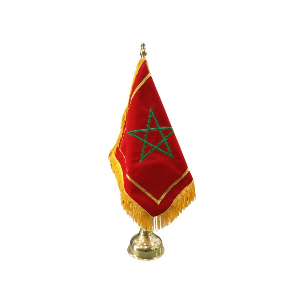 Petit drapeau en cuivre