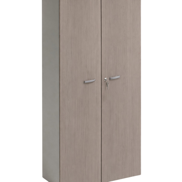 ARMOIRE HAUTE EN BOIS A 2 PORTES BATTANTES KAMOS OLUM TUNDRA H_200CM