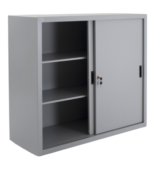 ARMOIRE METALLIQUE BASSE A 2 PORTES COULISSANTES (2)