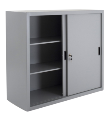 ARMOIRE METALLIQUE BASSE A 2 PORTES COULISSANTES (2)