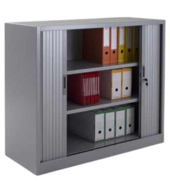 ARMOIRE METALLIQUE BASSE A RIDEAU DEMONTABLE H_ 105 CM
