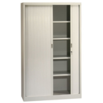 ARMOIRE METALLIQUE HAUTE A RIDEAU MONOBLOC H_ 200 CM