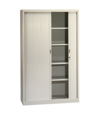 ARMOIRE METALLIQUE HAUTE A RIDEAU MONOBLOC H_ 200 CM