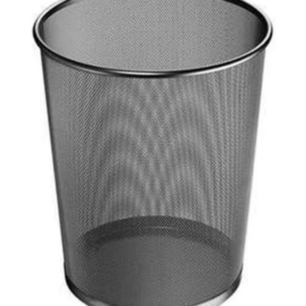CORBEILLE A PAPIER EN METAL PERFOREE 10,4 LITRES