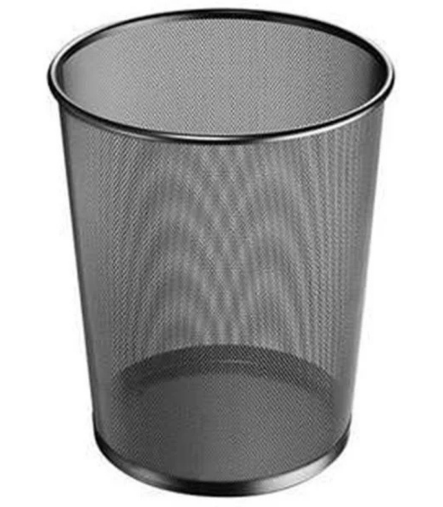CORBEILLE A PAPIER EN METAL PERFOREE 10,4 LITRES