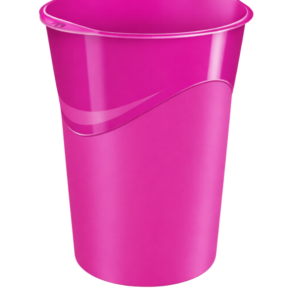 CORBEILLE A PAPIER ROSE CEP 14L