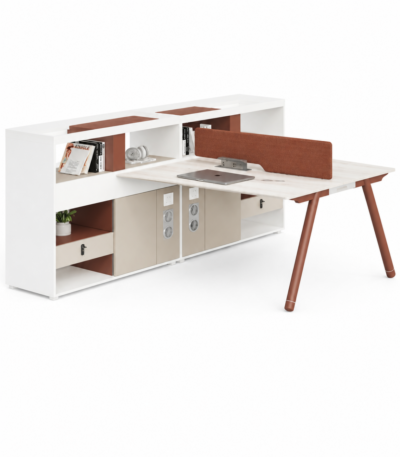 BENCH - POSITION DE 2 PERSONNES AVEC RANGEMENT - LUMINA