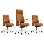 ENSEMBLE DE FAUTEUIL EVRA MARRON TABAC