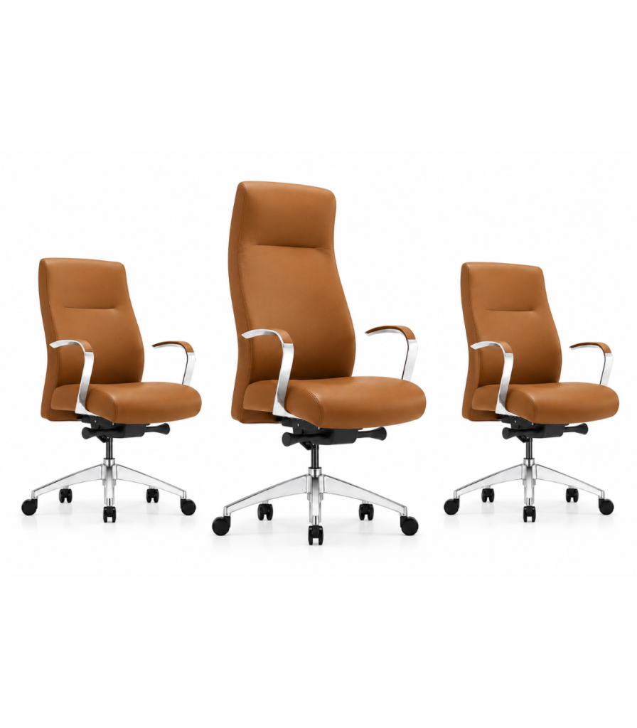 ENSEMBLE DE FAUTEUIL EVRA MARRON TABAC