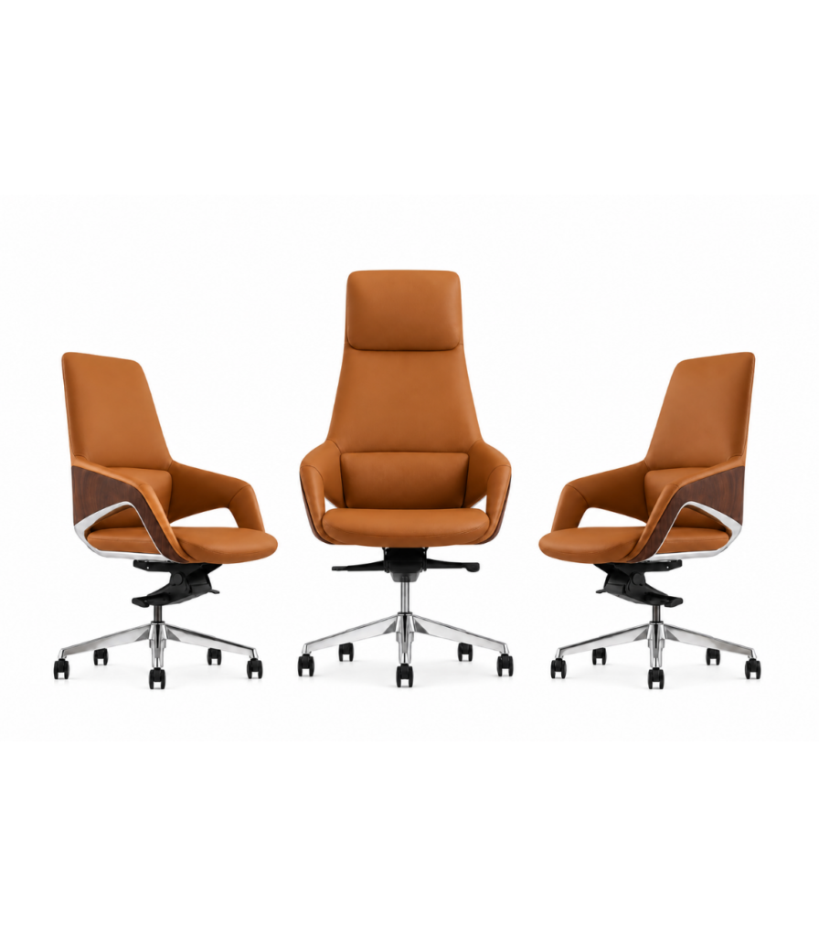 ENSEMBLE DE FAUTEUIL HELIX TABAC