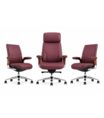 ENSEMBLE DE FAUTEUIL NOA BORDEAU