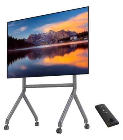 Support TV mobile sur roulettes - TS 610 MOTORISÉ