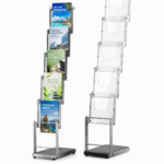 PORTE BROCHURE A 5 NIVEAUX PLIABLE