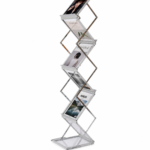PORTE BROCHURE ZIGZAG A 6 NIVEAUX