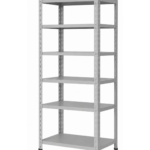 RAYONNAGE METALLIQUE 6 TABLETTES SANS FOND SANS PAROIS