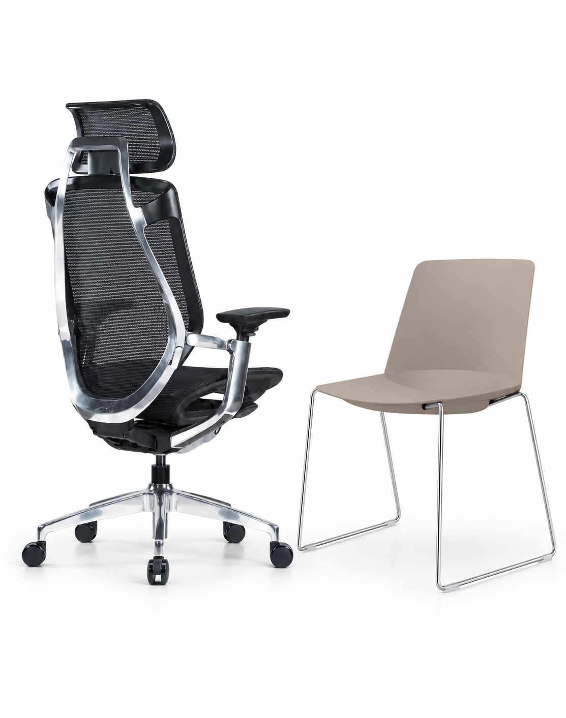 FAUTEUIL ERGONOMIQUE ET CHAISE DE COLLECTIVITÉ